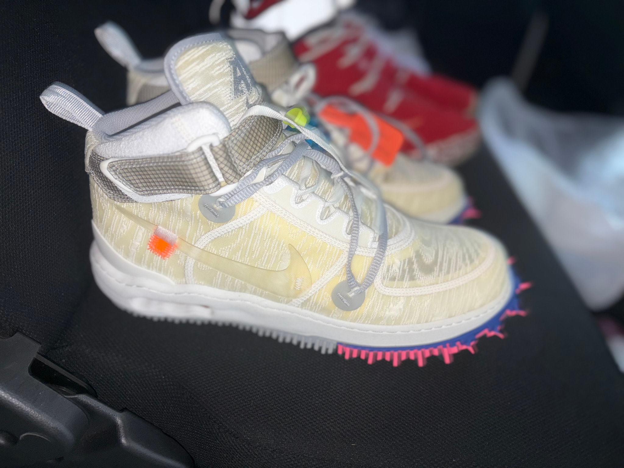 Off-White × Nike Air Force 1 Mid "White"