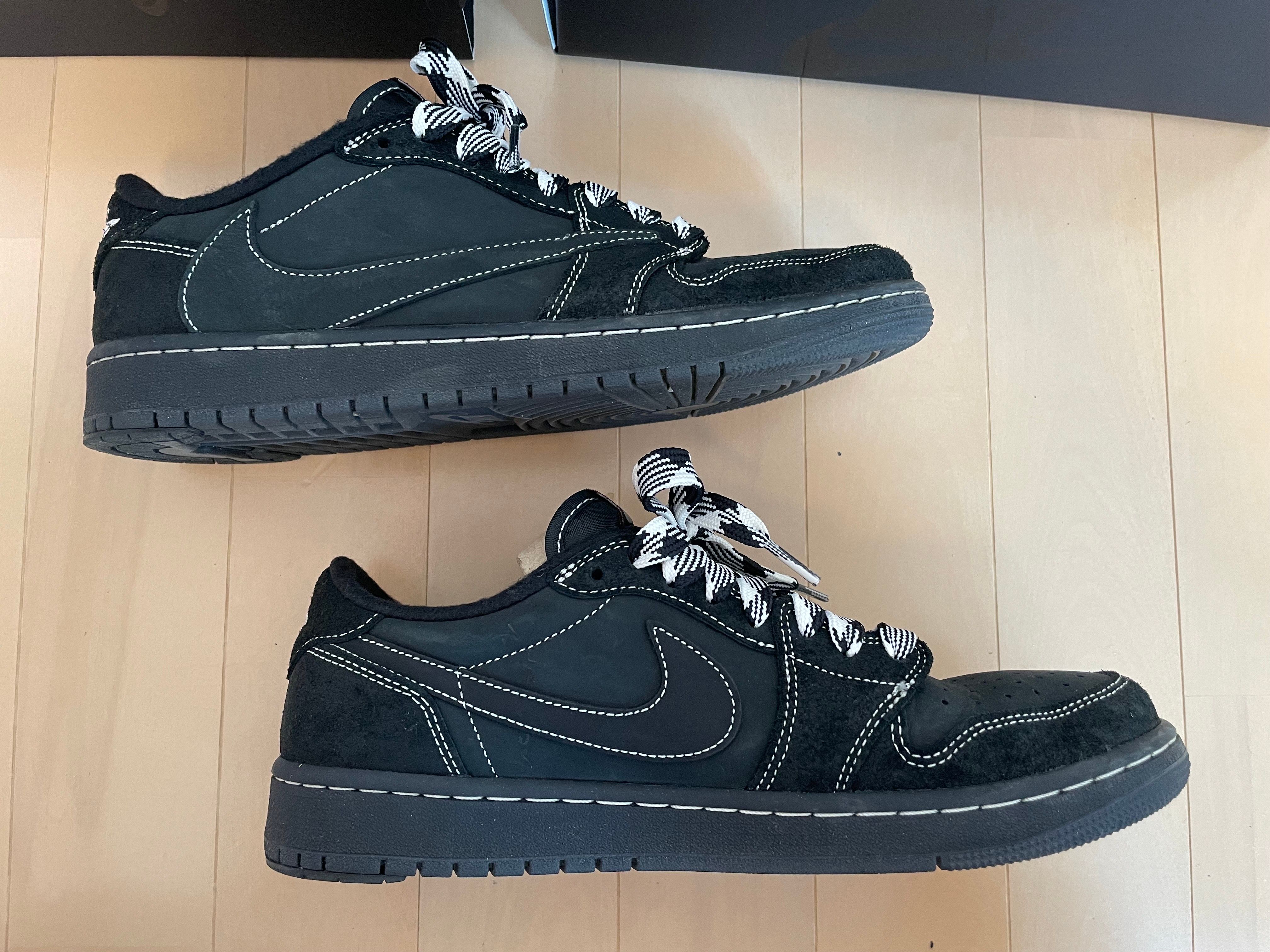 Travis Scott × Nike Air Jordan 1 Low OG SP "Black Phantom"