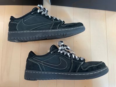 Travis Scott × Nike Air Jordan 1 Low OG SP "Black Phantom"