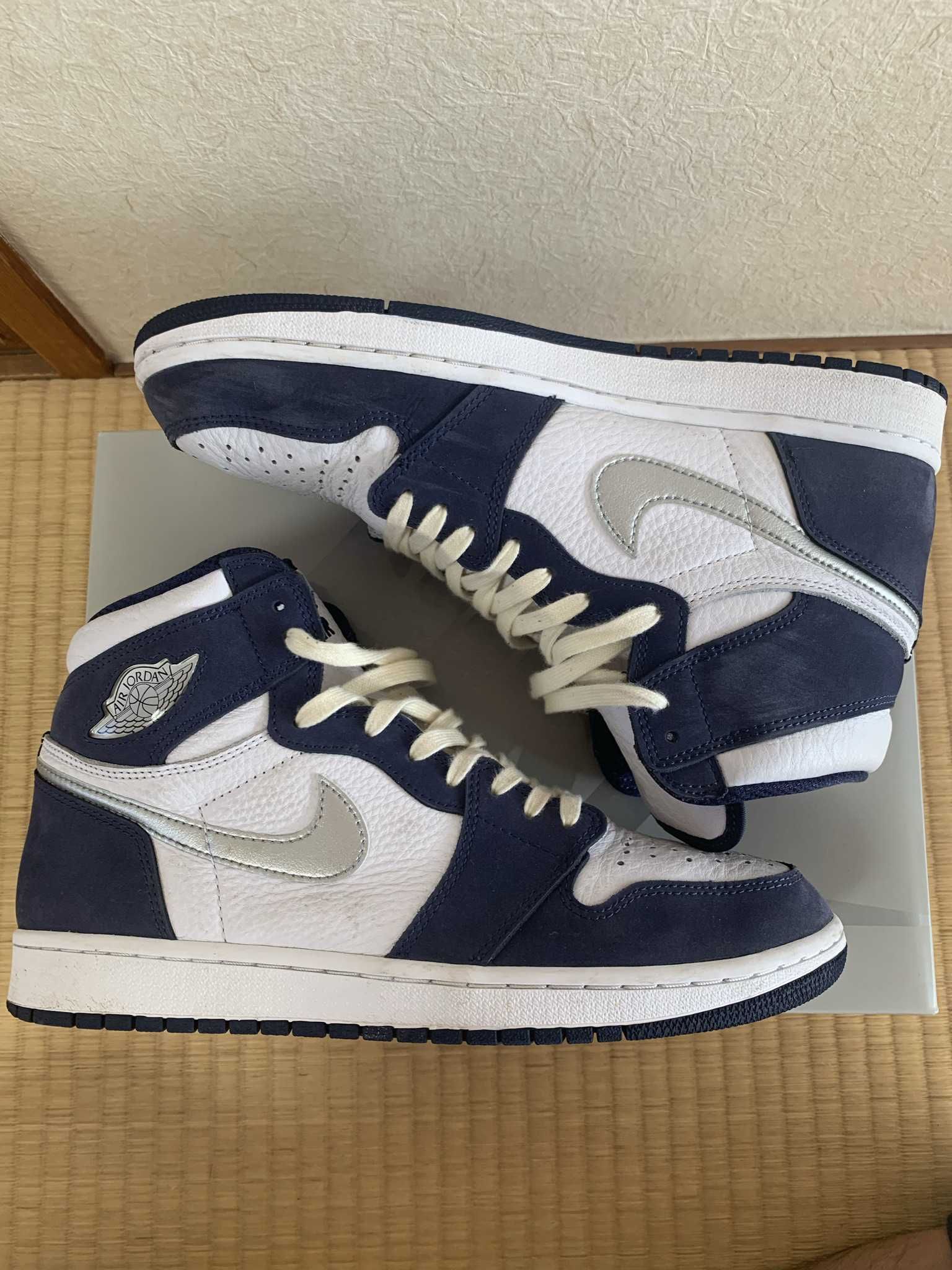 Nike Air Jordan 1 High OG CO.JP "White/Midnight Navy" (2020)(ブリーフケースなし)
