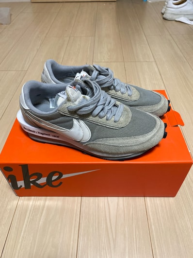 fragment design × sacai × Nike LD Waffle "Light Smoke Grey"