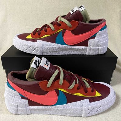 KAWS × sacai × Nike Blazer Low "Team Red"