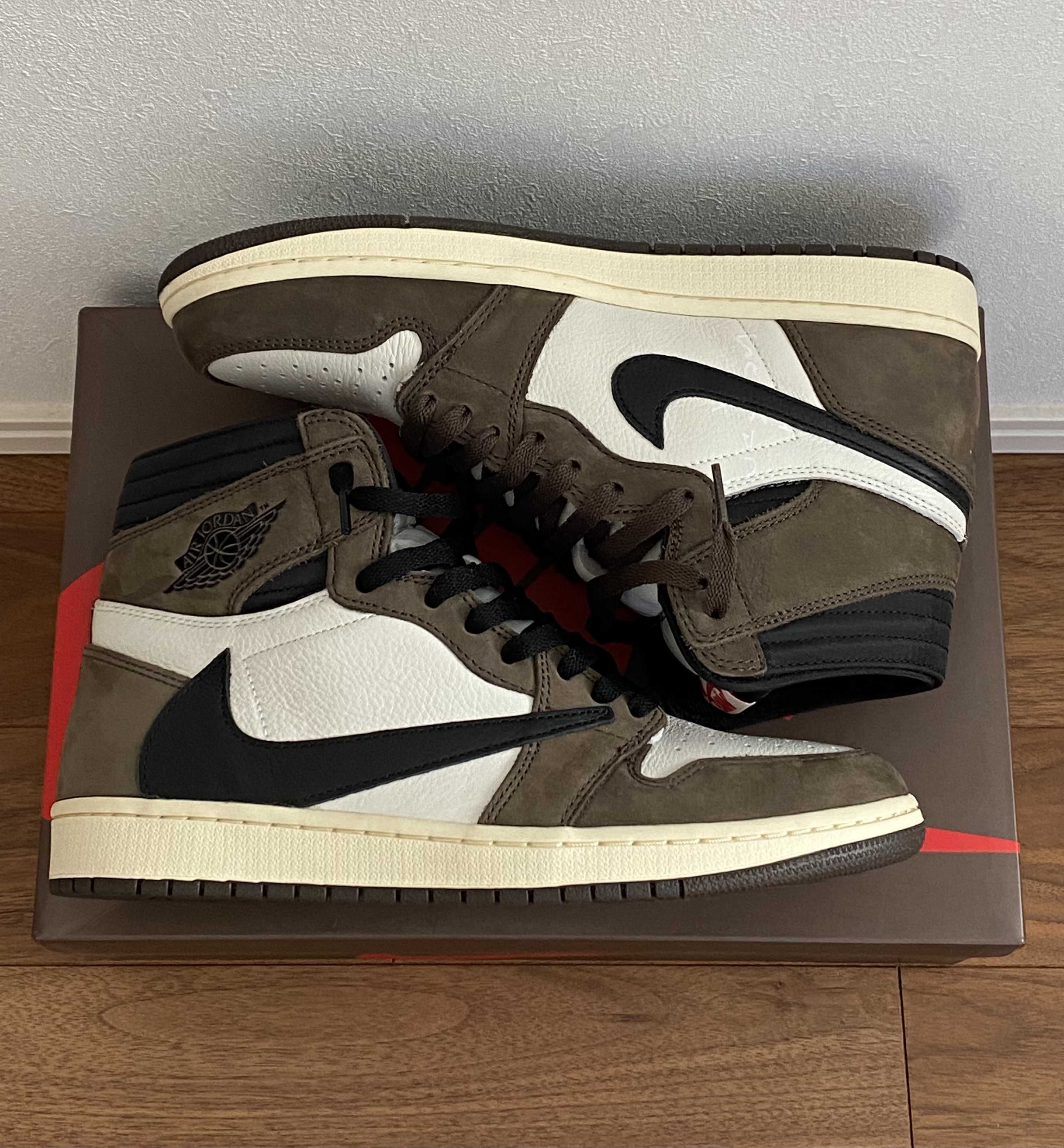 Travis Scott × Nike Air Jordan 1 Retro High OG TS SP "Sail/Dark Mocha"