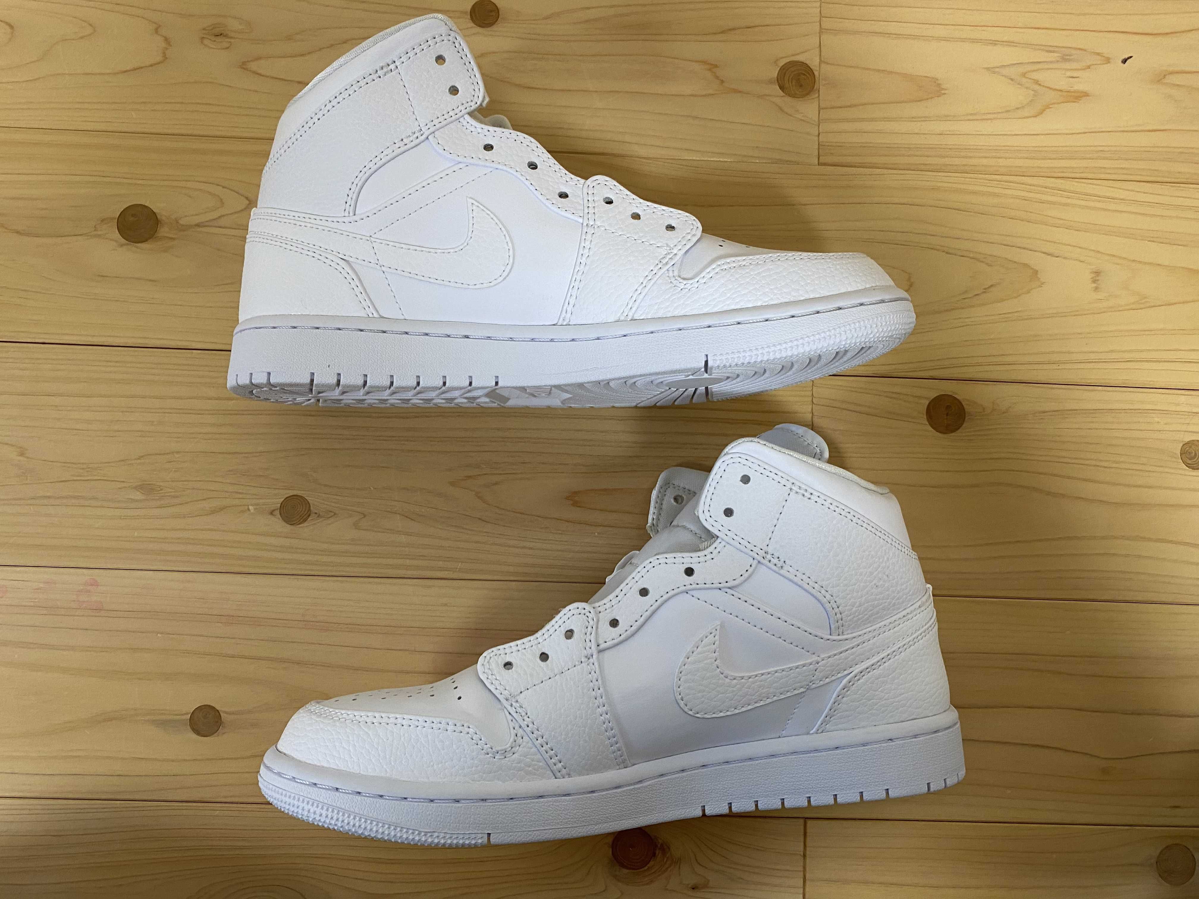 Nike Air Jordan 1 Mid "Triple White"(2020)