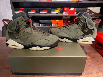 Travis Scott × Nike Air Jordan 6 Retro "Medium Olive"