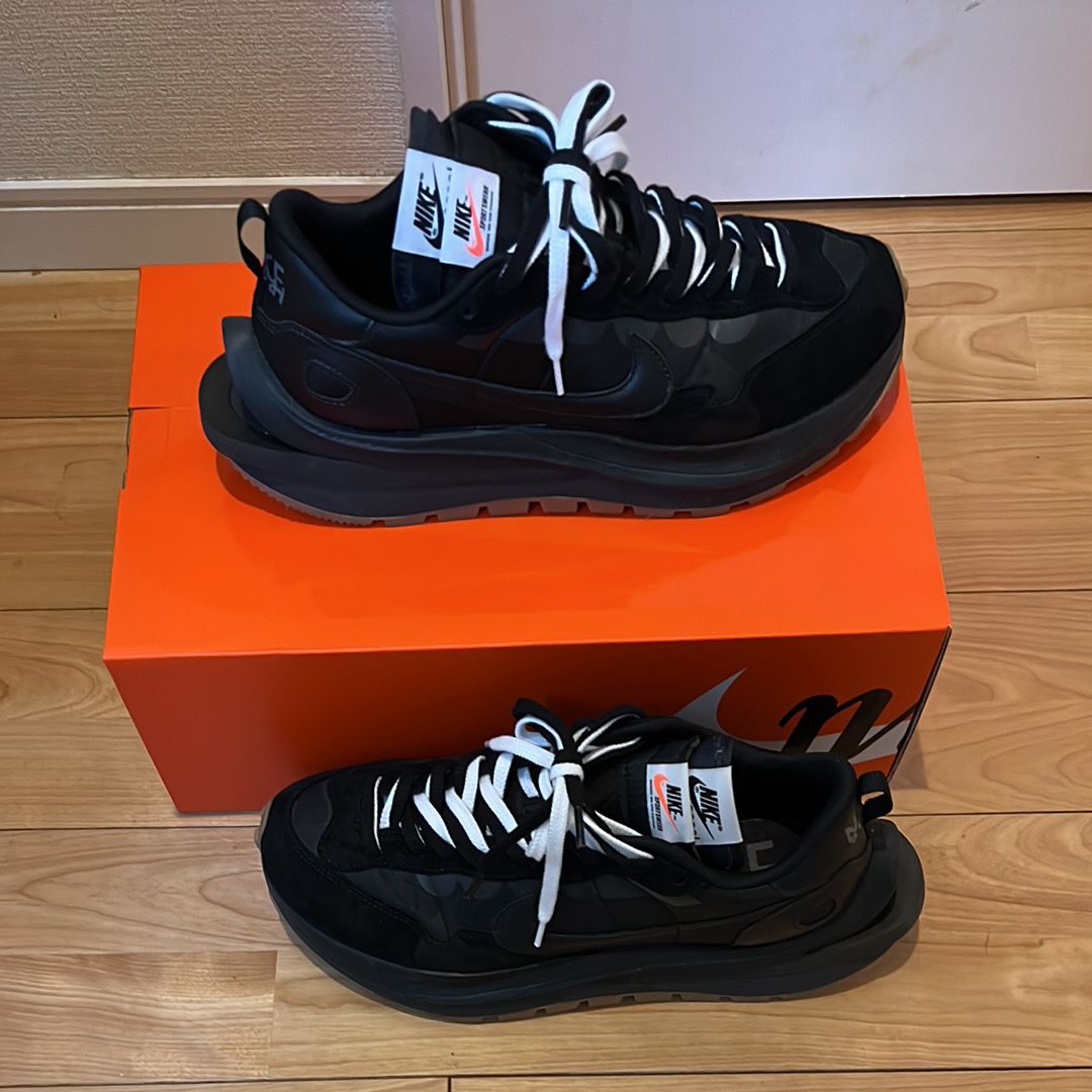 sacai × Nike VaporWaffle "Black Gum"