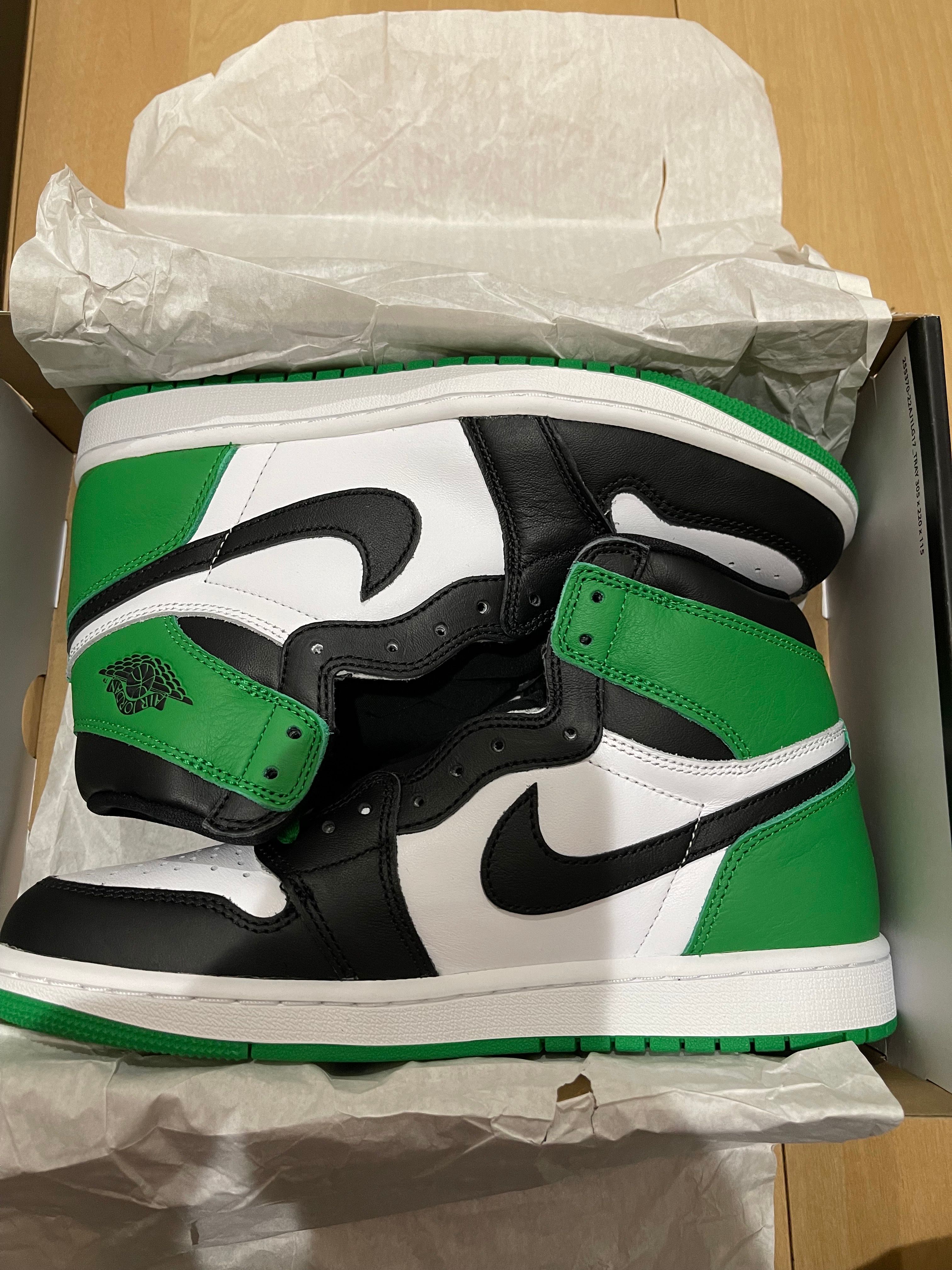 Nike Air Jordan 1 Retro High OG "Celtics/Black and Lucky Green" (2023)