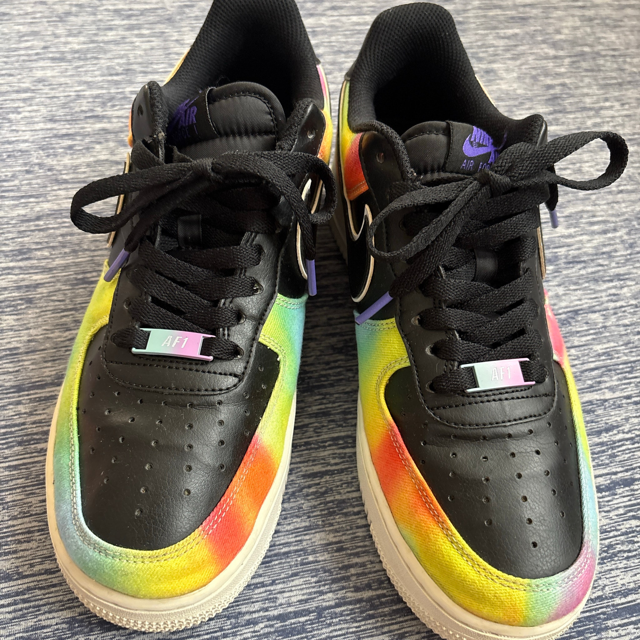 Nike Air Force 1 Low "Tie-Dye Black"