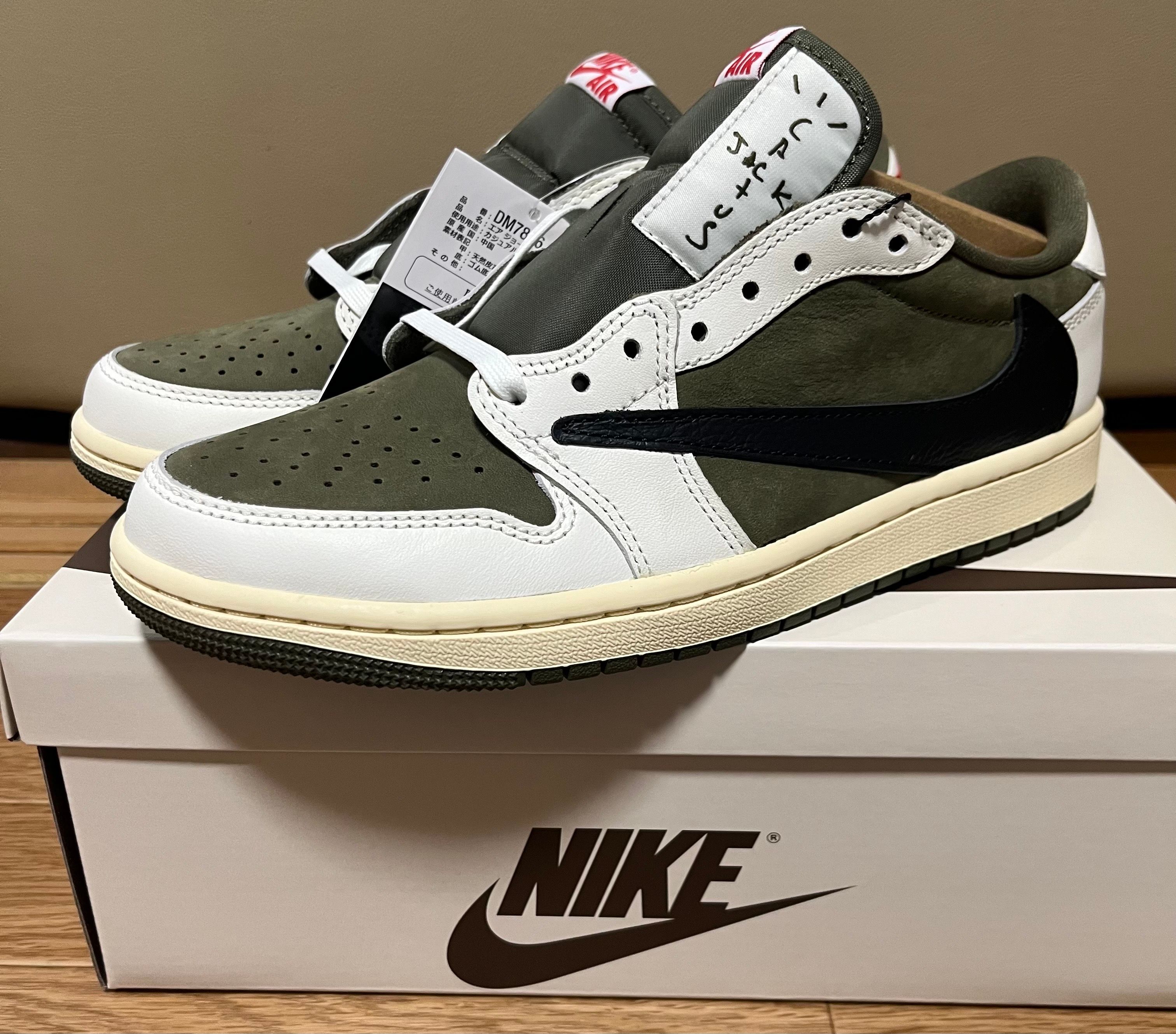 Travis Scott × Nike Air Jordan 1 Low OG SP "Reverse Olive"