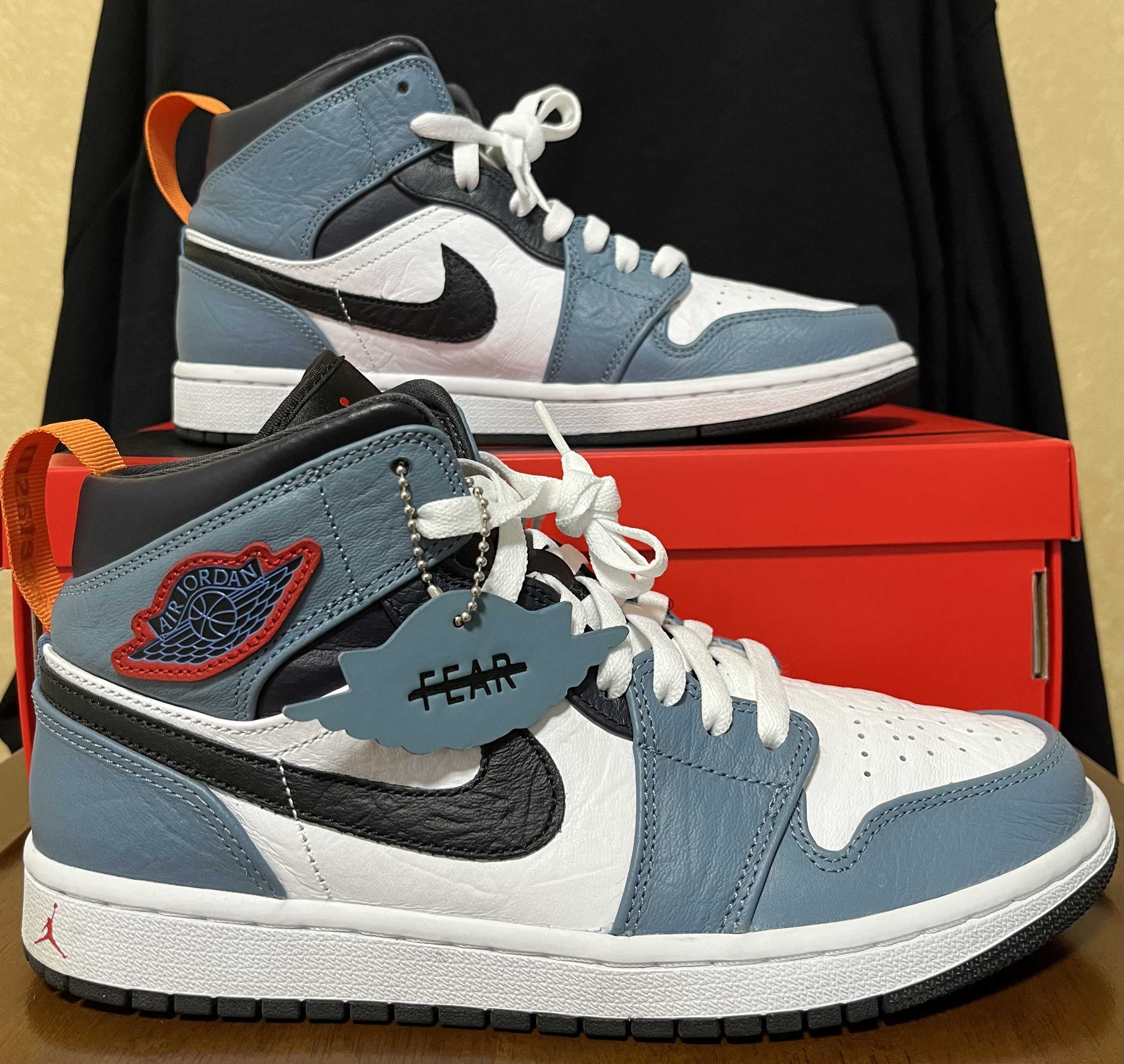 FACETASM × Nike Air Jordan 1 Mid "White/Navy"