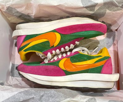 sacai × NIKE LDV WAFFLE "PINE GREEN"