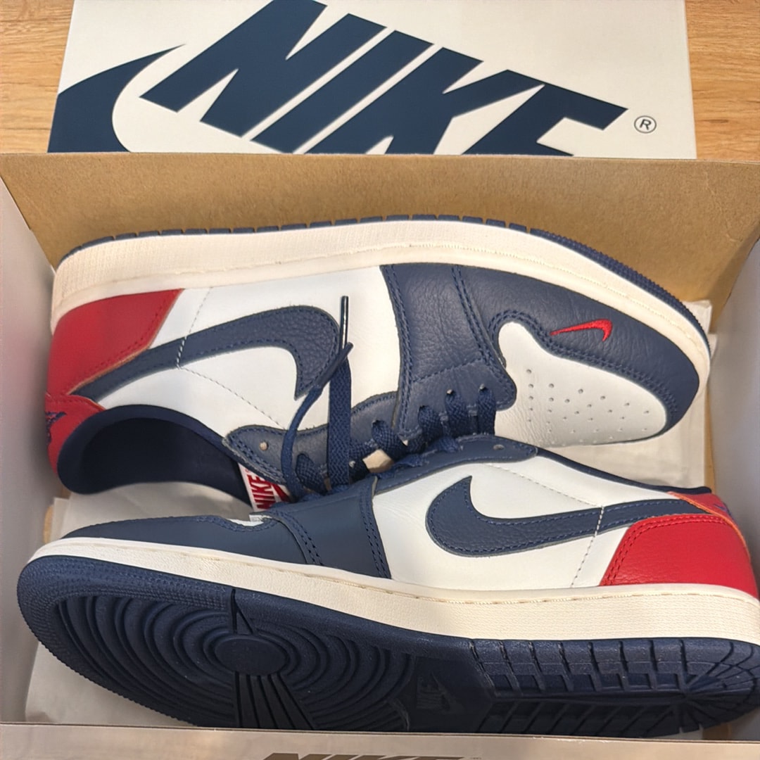 Nike Air Jordan 1 Retro Low OG "Howard/Gym Red and Midnight Navy"