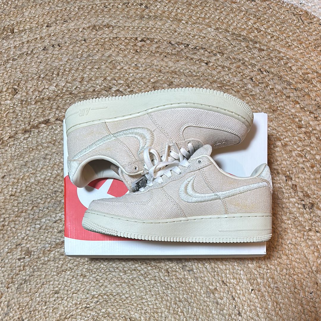 Stussy × Nike Air Force 1 Low "Fossil Stone"