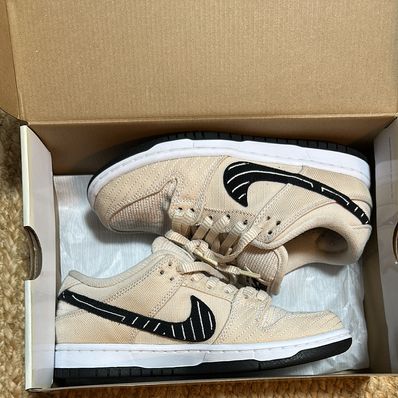 Albino & Preto × Nike SB Dunk Low Pro QS "Pearl White"