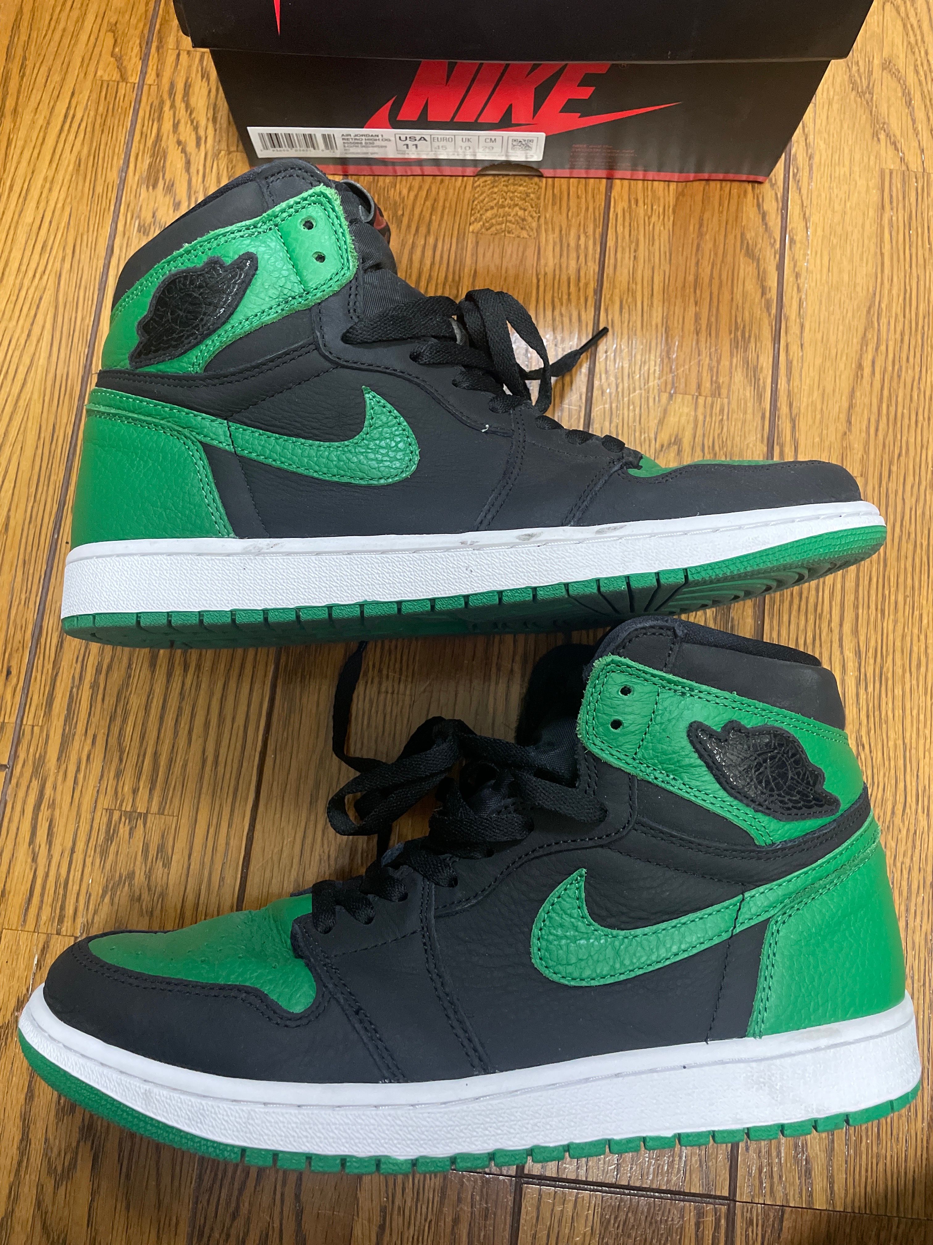 Nike Air Jordan 1 Retro High OG "Black/Pine Green" (2020)