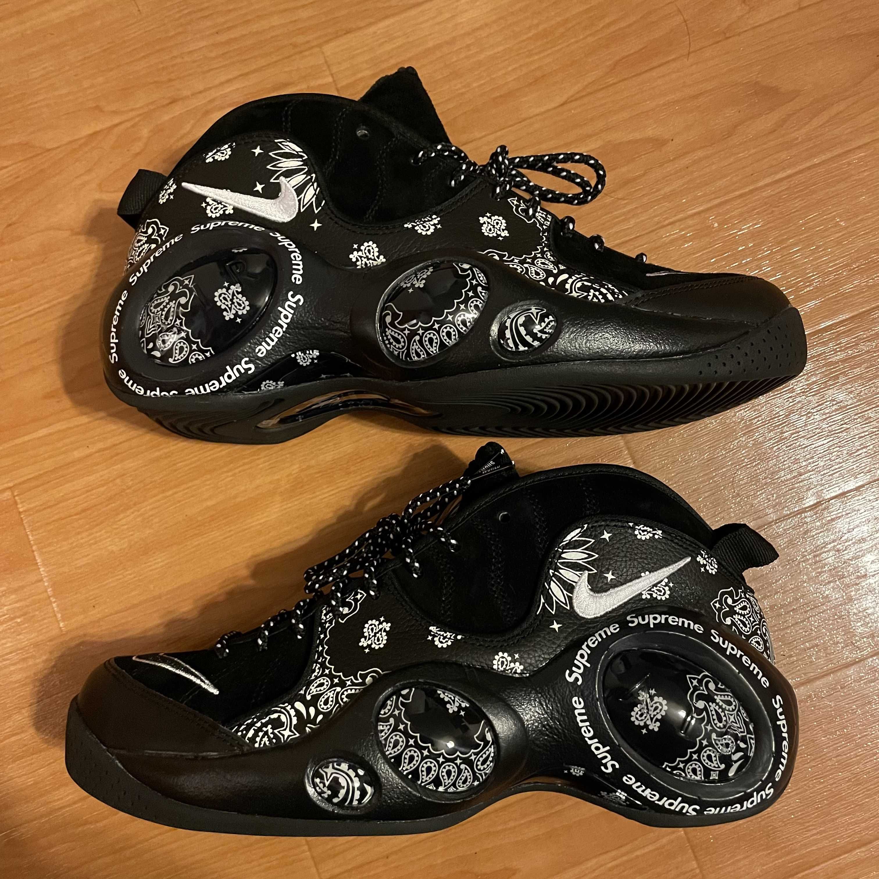 Supreme × Nike Air Zoom Flight 95 SP "Black/White"