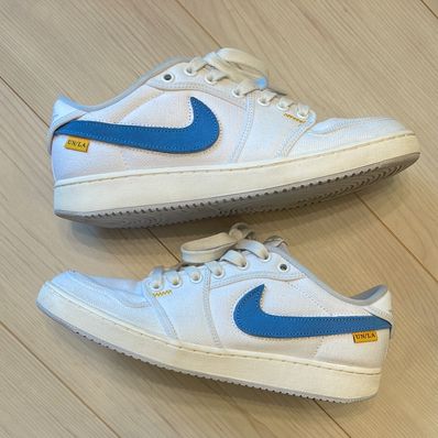 UNION × Nike Air Jordan 1 Low KO "White Canvas"