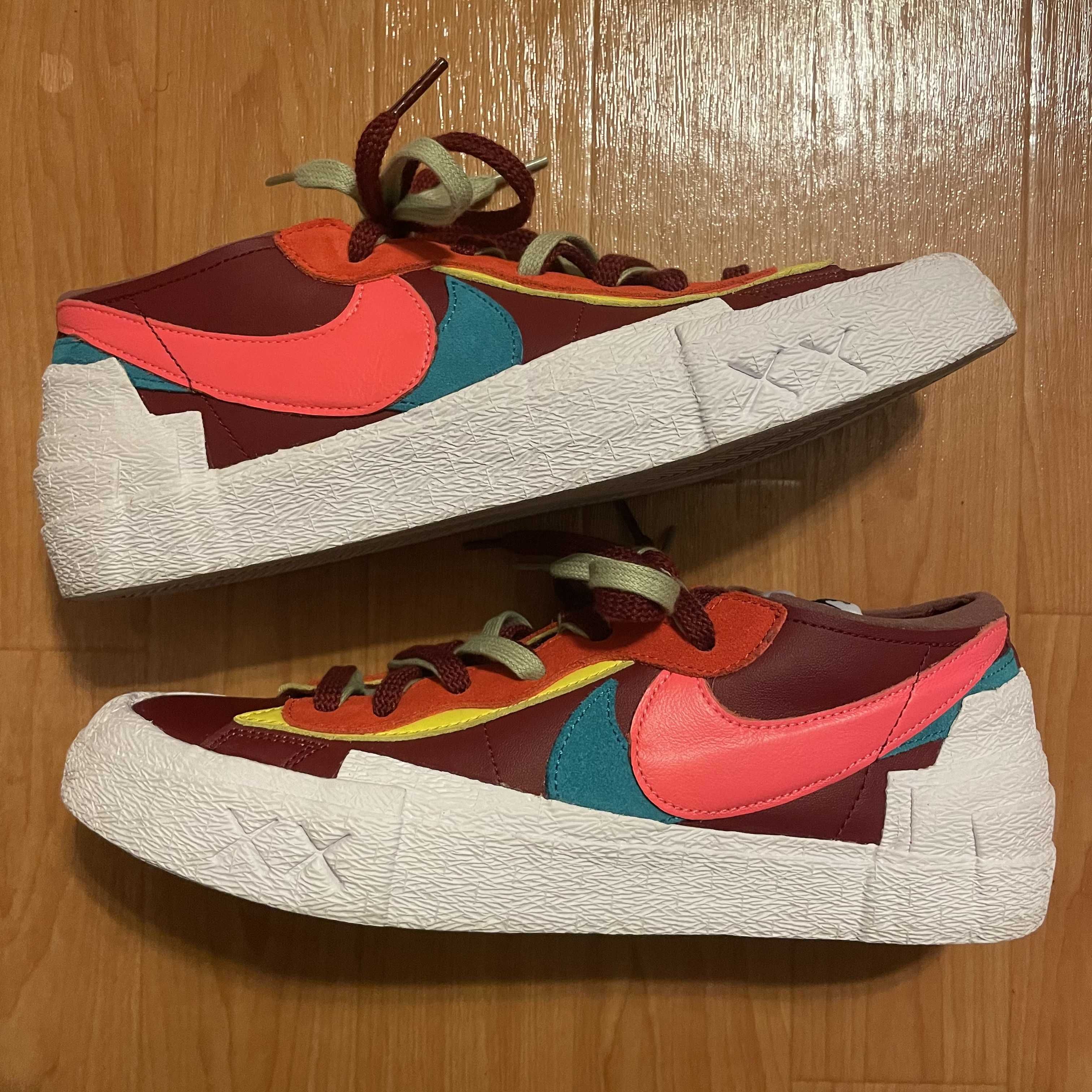 KAWS × sacai × Nike Blazer Low "Team Red"