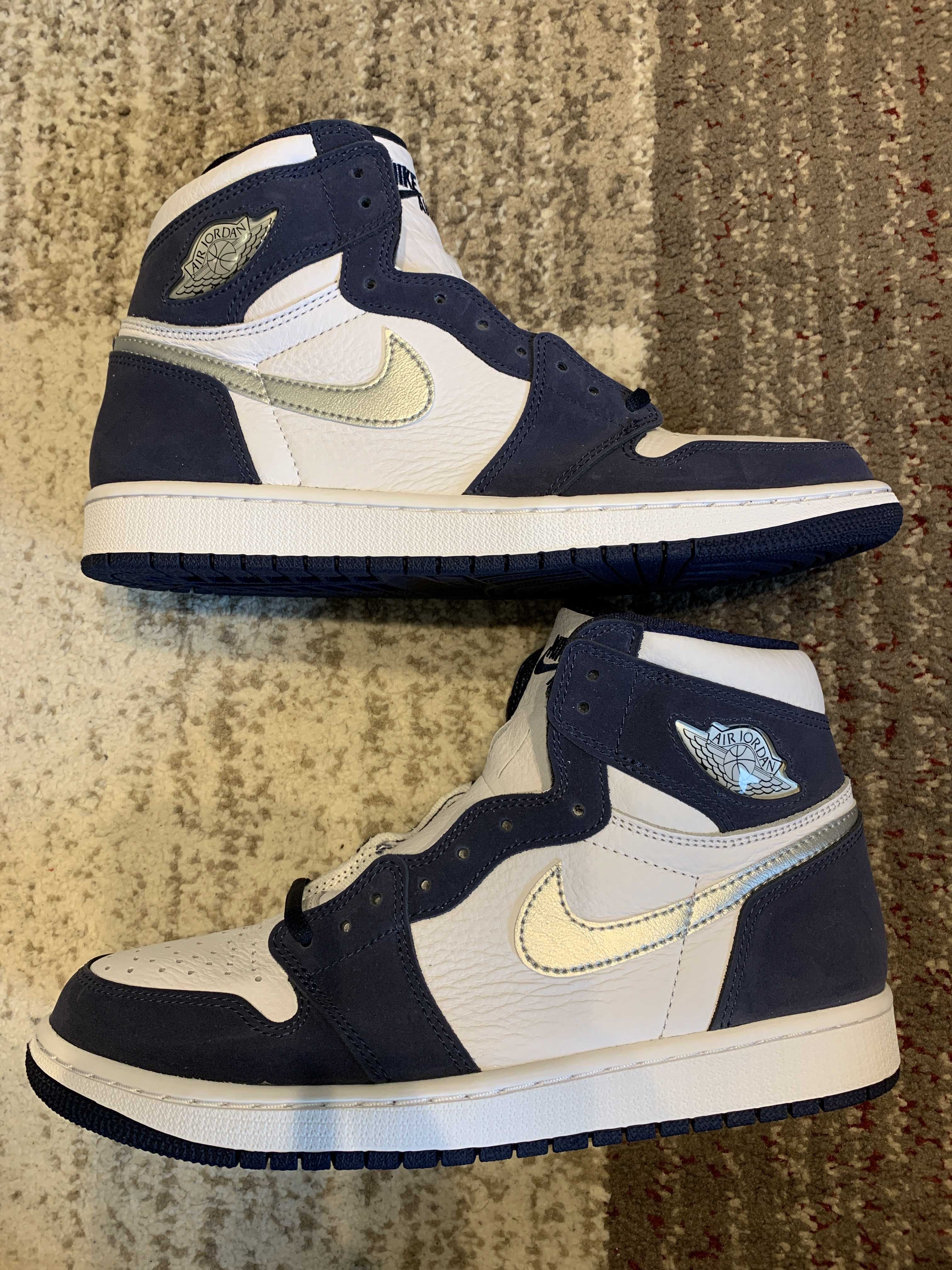 Nike Air Jordan 1 High OG CO.JP "White/Midnight Navy" (2020)(ブリーフケースなし)