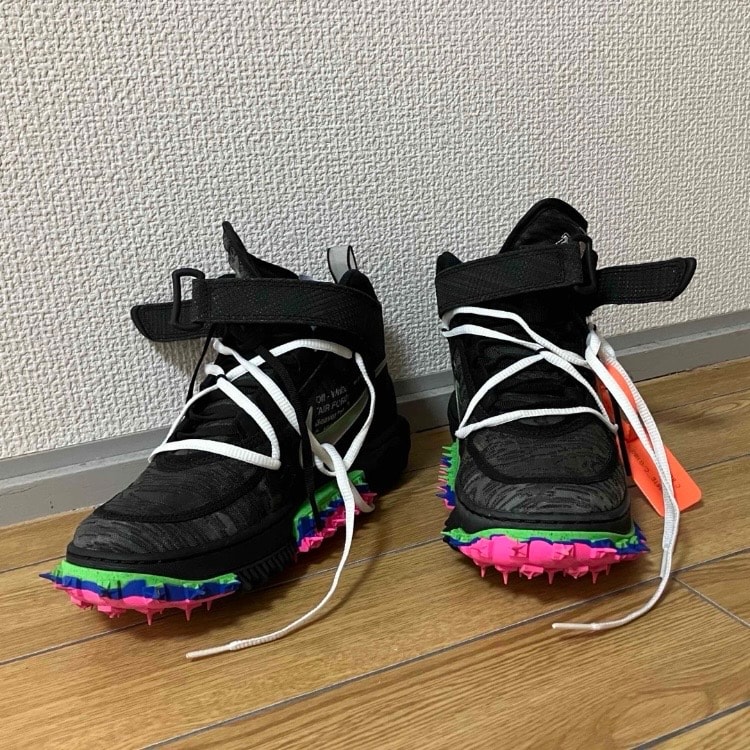 Off-White × Nike Air Force 1 Mid "Black"