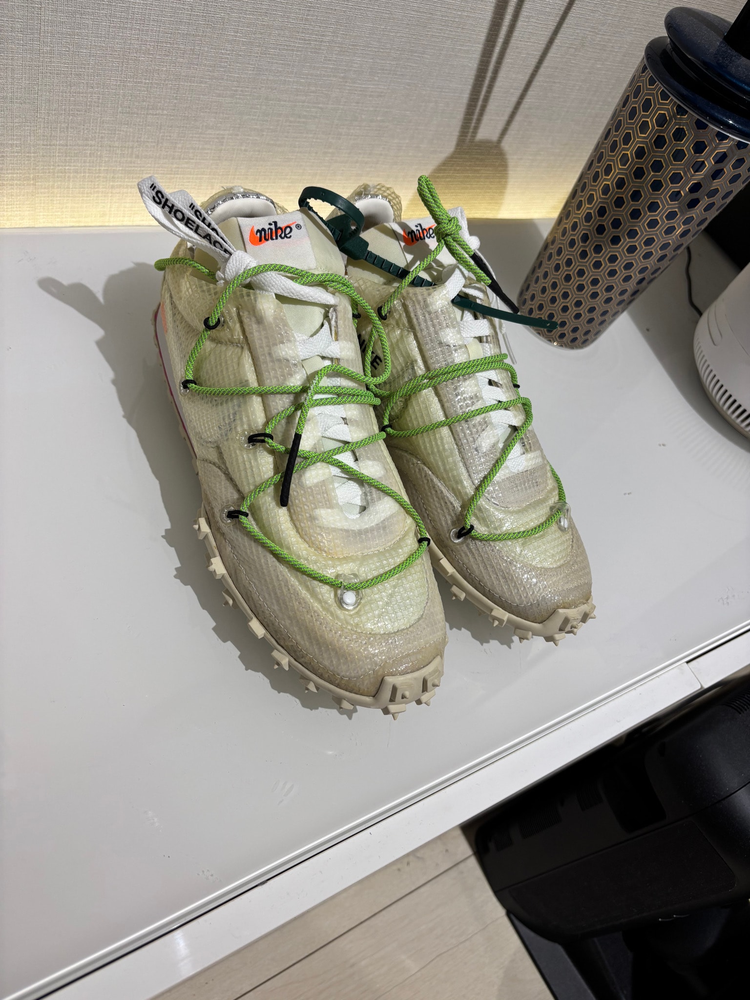Off-White × Nike Women's Waffle Racer "White"