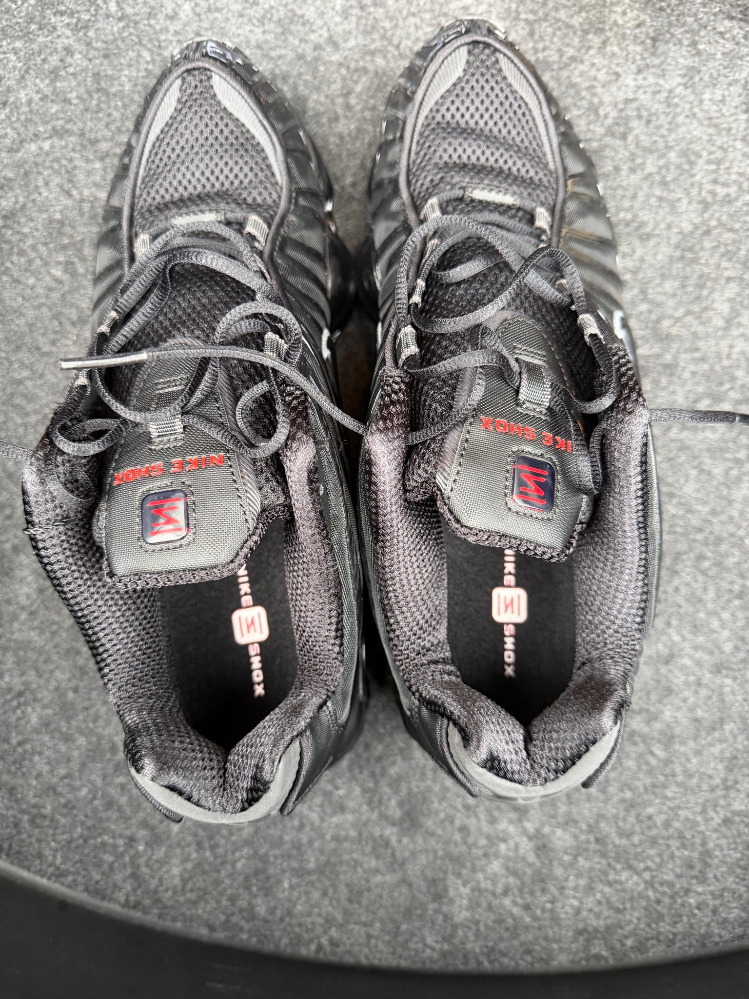 Nike Shox TL "Black/Metallic Hematite/Max Orange/Black"