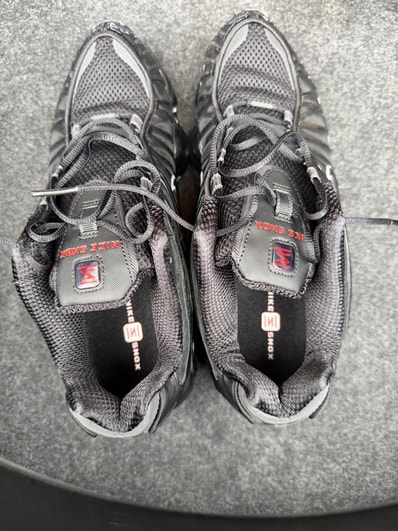 Nike Shox TL "Black/Metallic Hematite/Max Orange/Black"