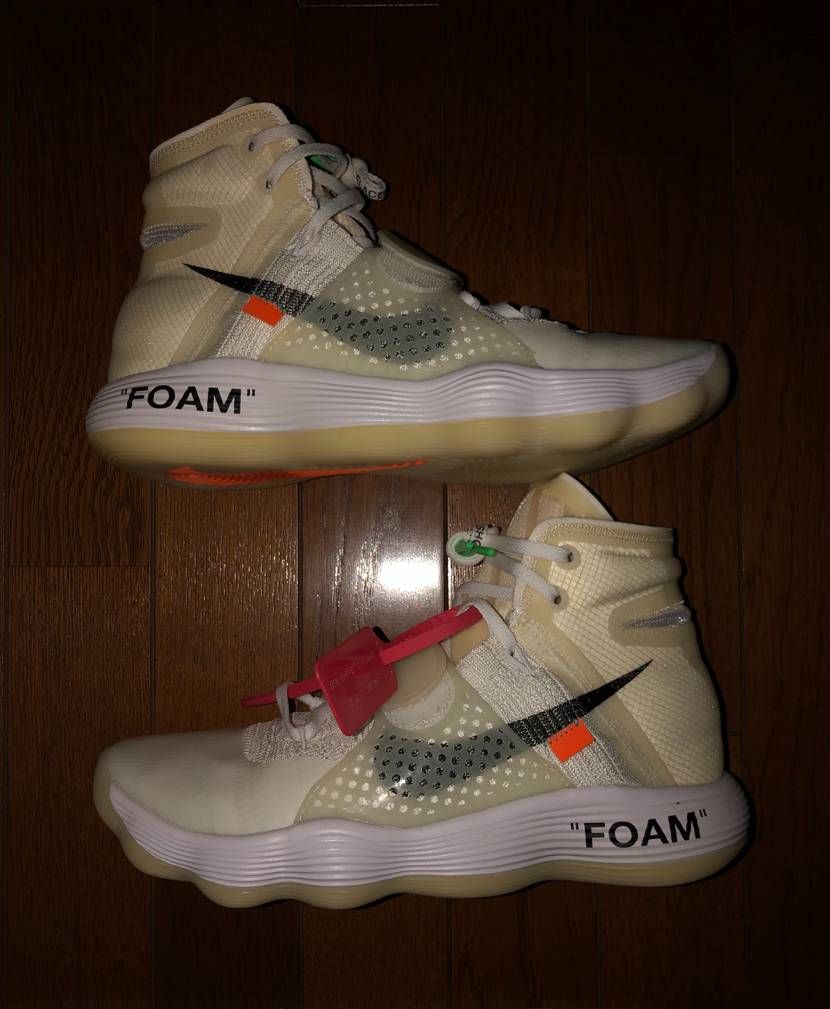 Off-White × Nike React Hyperdunk 2017 Flyknit "The 10/White"
