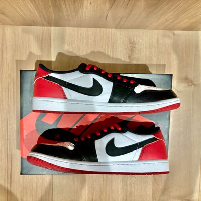 Nike Air Jordan 1 Retro Low OG "Black Toe"