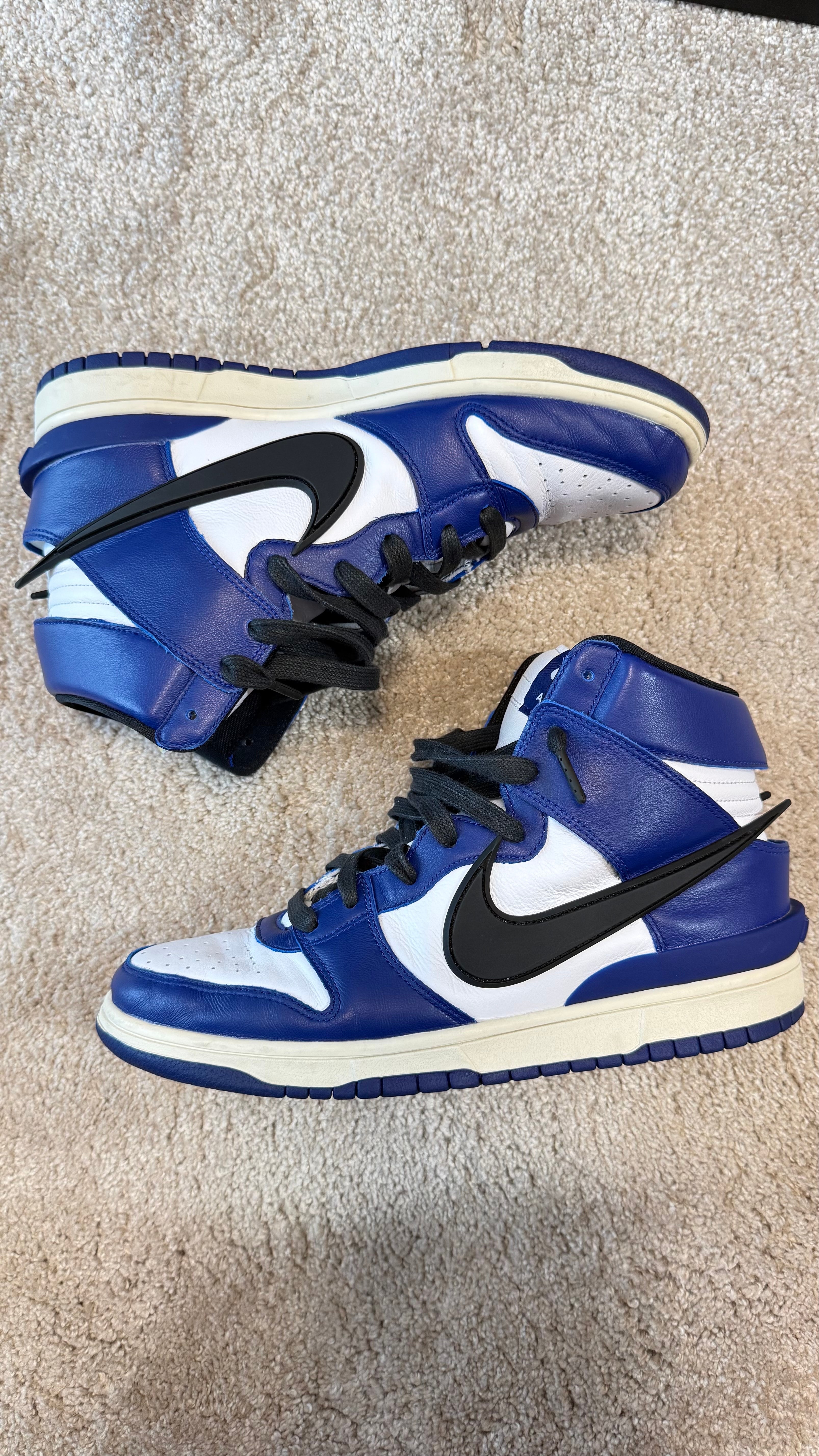 Ambush × Nike Dunk High "Deep Royal"