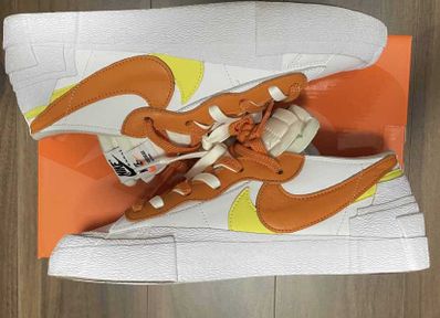 SACAI × NIKE BLAZER LOW "MAGMA ORANGE"