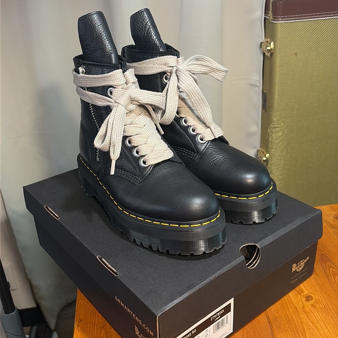 Rick Owens × Dr.Martens 1460 Quad "Black"