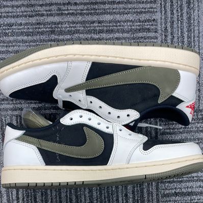 Travis Scott × Nike Women's Air Jordan 1 Low OG "Medium Olive"
