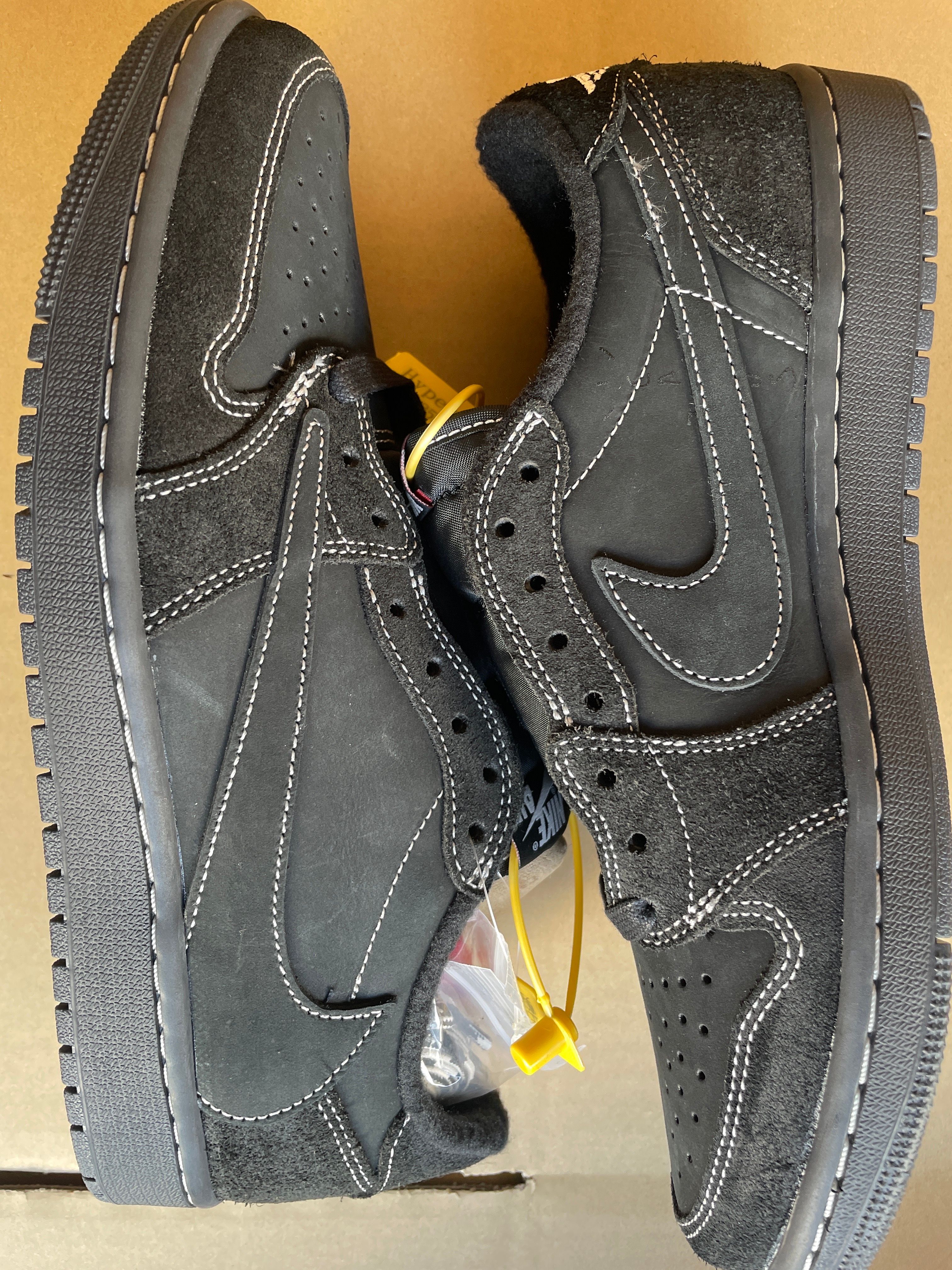 Travis Scott × Nike Air Jordan 1 Low OG SP "Black Phantom"