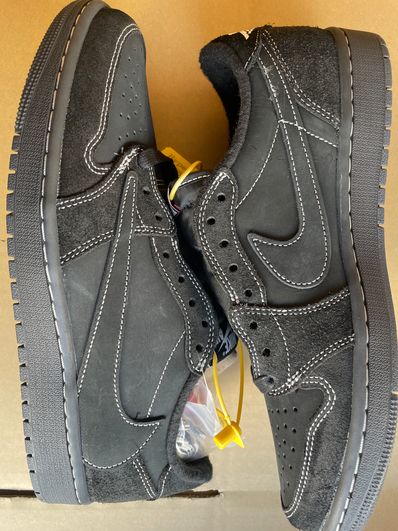 Travis Scott × Nike Air Jordan 1 Low OG SP "Black Phantom"