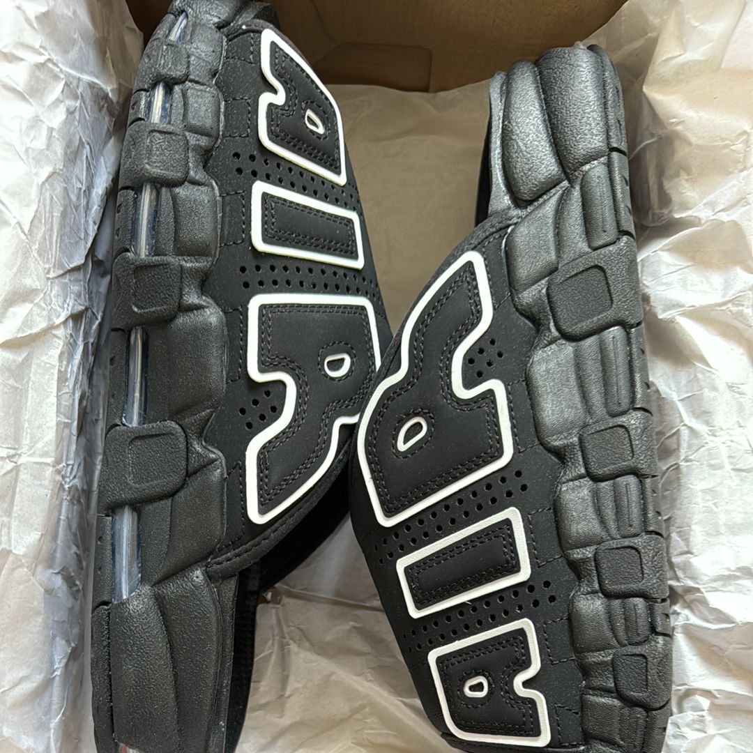 Nike Air More Uptempo Slide "Black" (DV2132-001/DV2137-001)