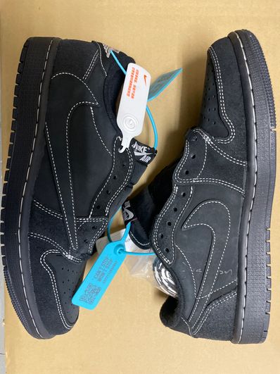Travis Scott × Nike Air Jordan 1 Low OG SP "Black Phantom"
