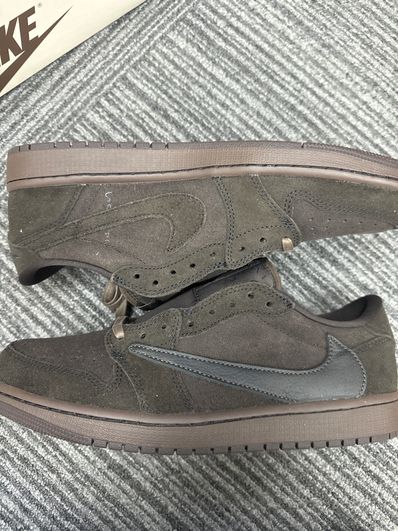 Travis Scott × Nike Air Jordan 1 Low OG SP "Velvet Brown and Dark Mocha"