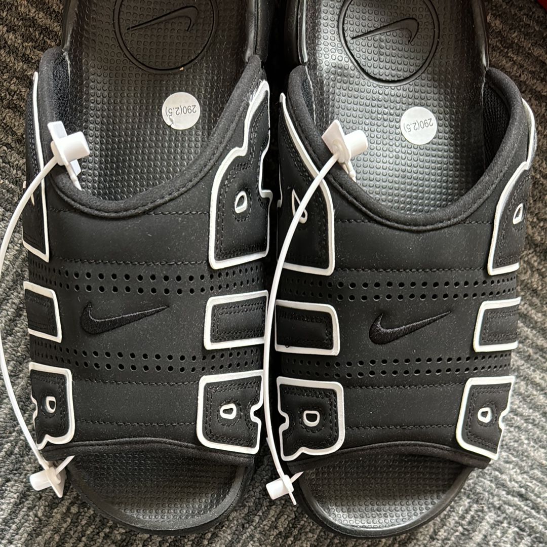 Nike Air More Uptempo Slide "Black" (DV2132-001/DV2137-001)