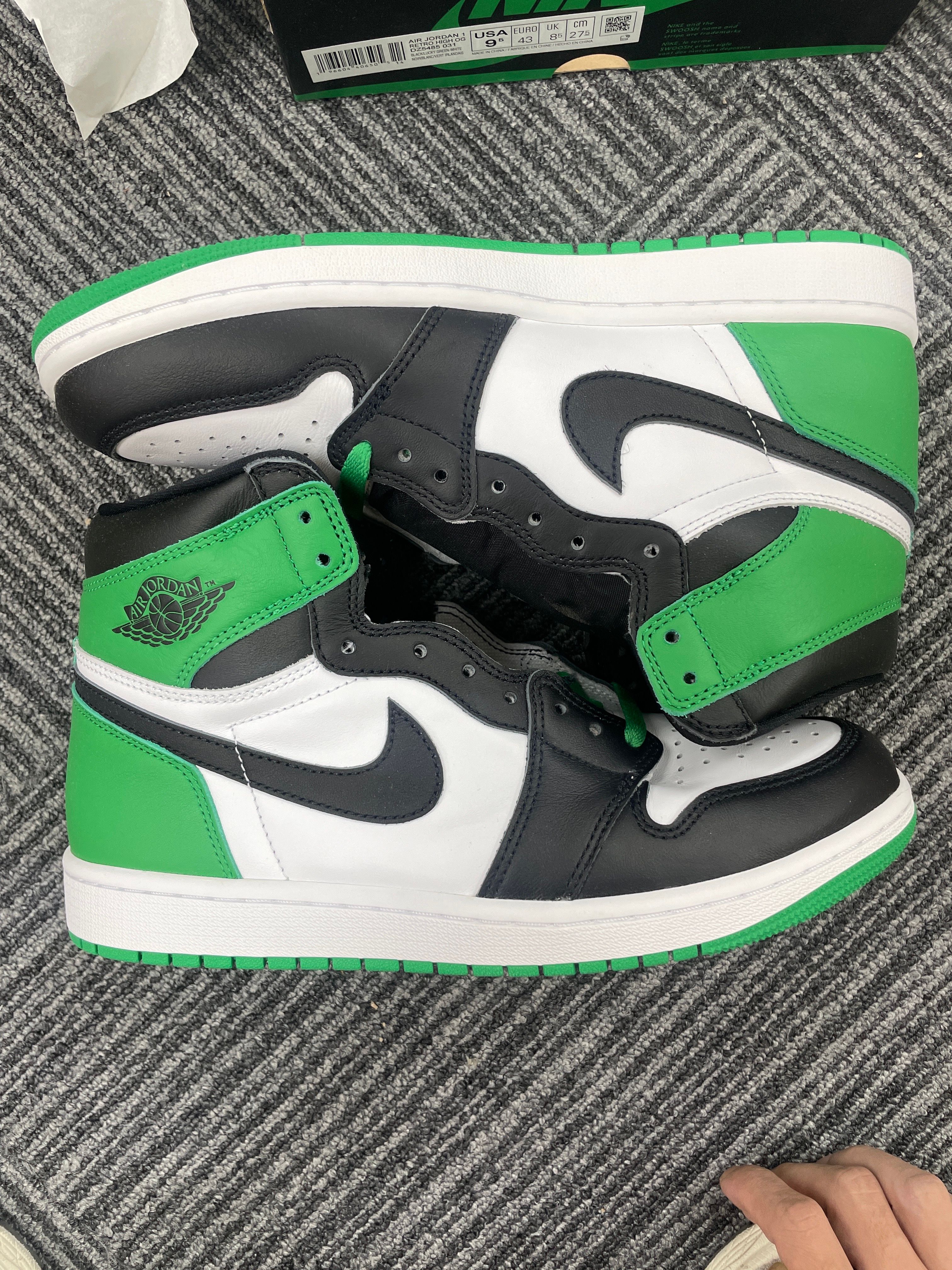 Nike Air Jordan 1 Retro High OG "Celtics/Black and Lucky Green" (2023)