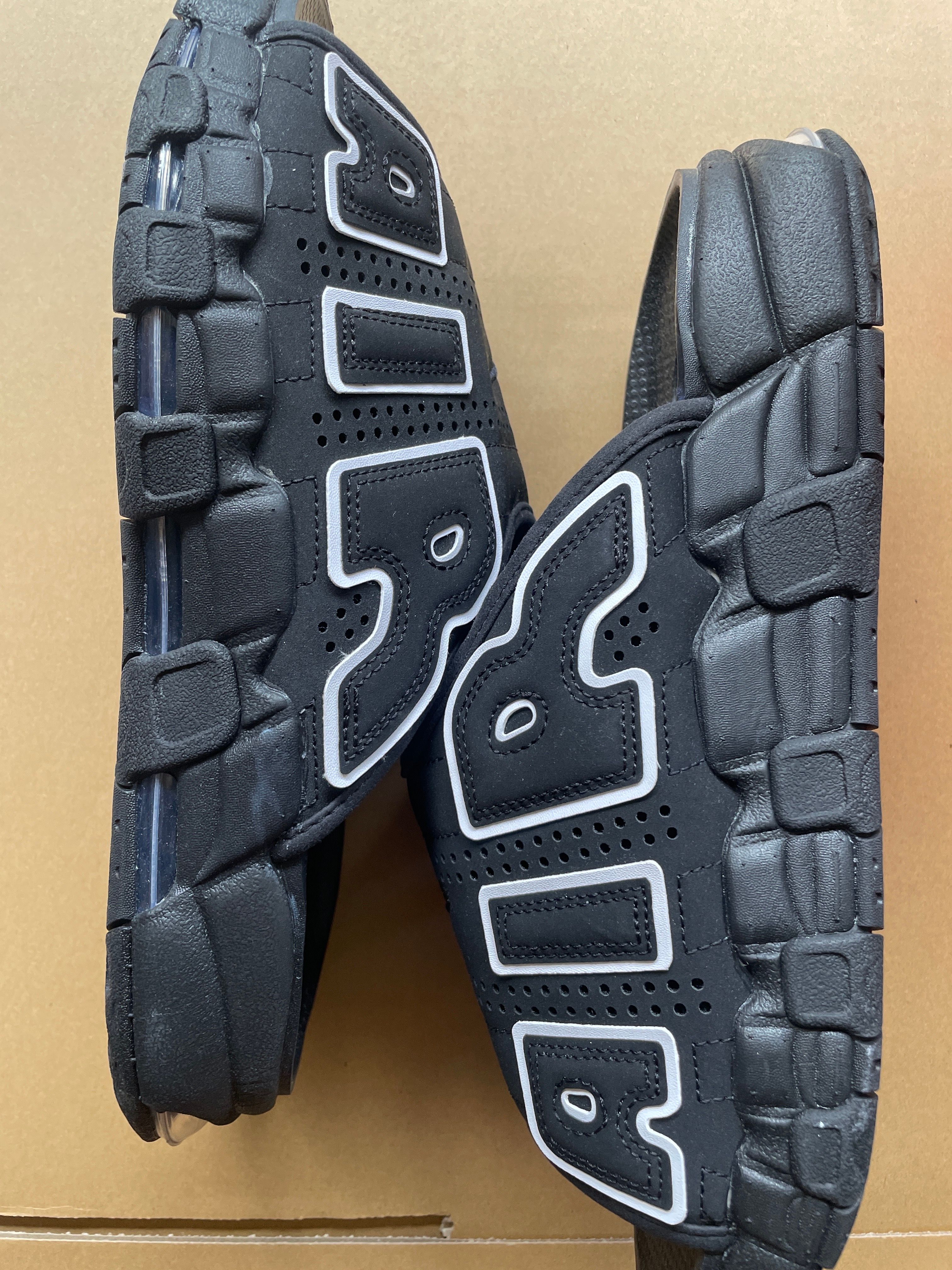 Nike Air More Uptempo Slide "Black" (DV2132-001/DV2137-001)