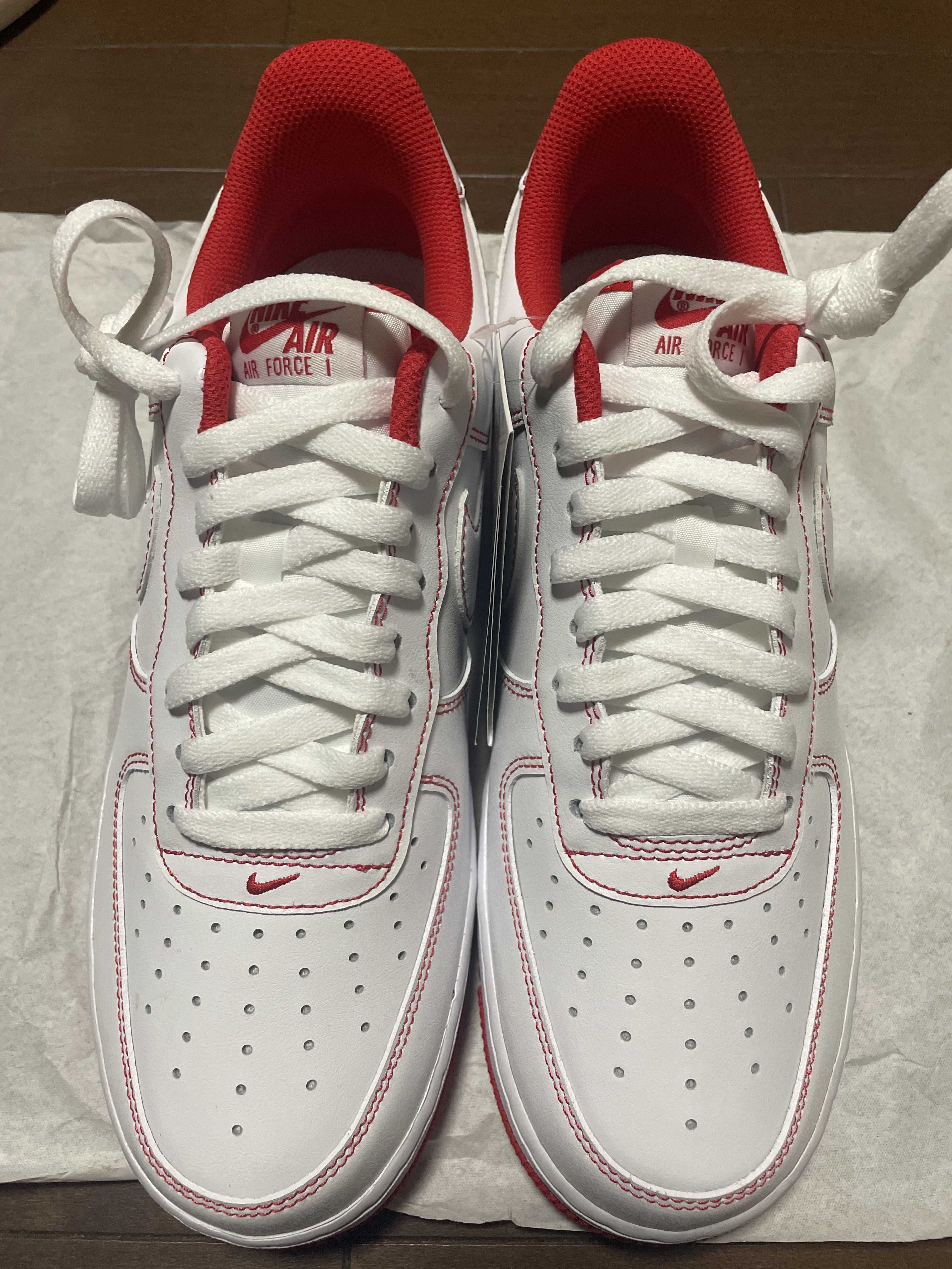 Nike Air Force 1 Low '07 Stitch "Radiant Red"