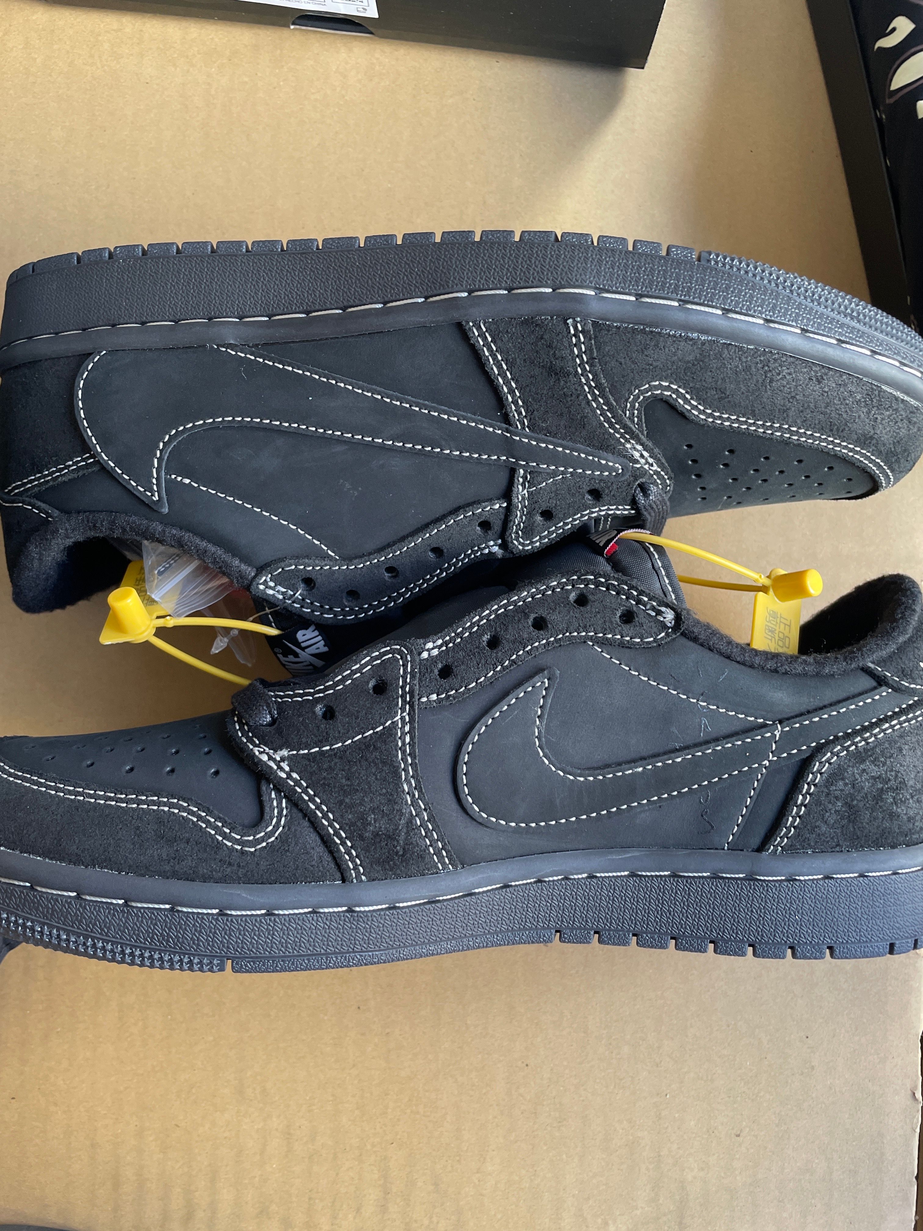Travis Scott × Nike Air Jordan 1 Low OG SP "Black Phantom"