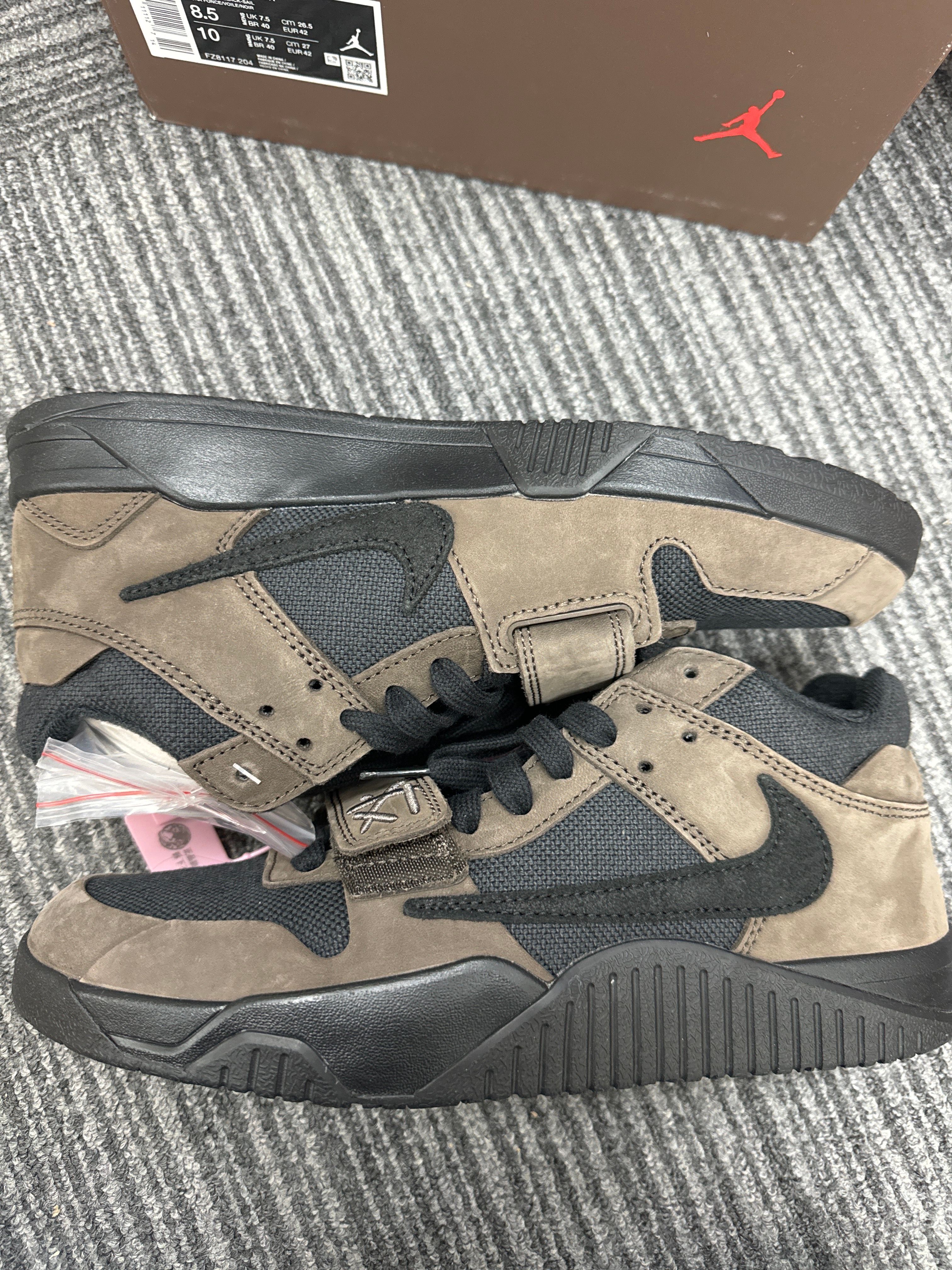 Travis Scott × Nike Jordan Jumpman Jack TR CJ1 T-Rexx "Black and Dark Mocha"