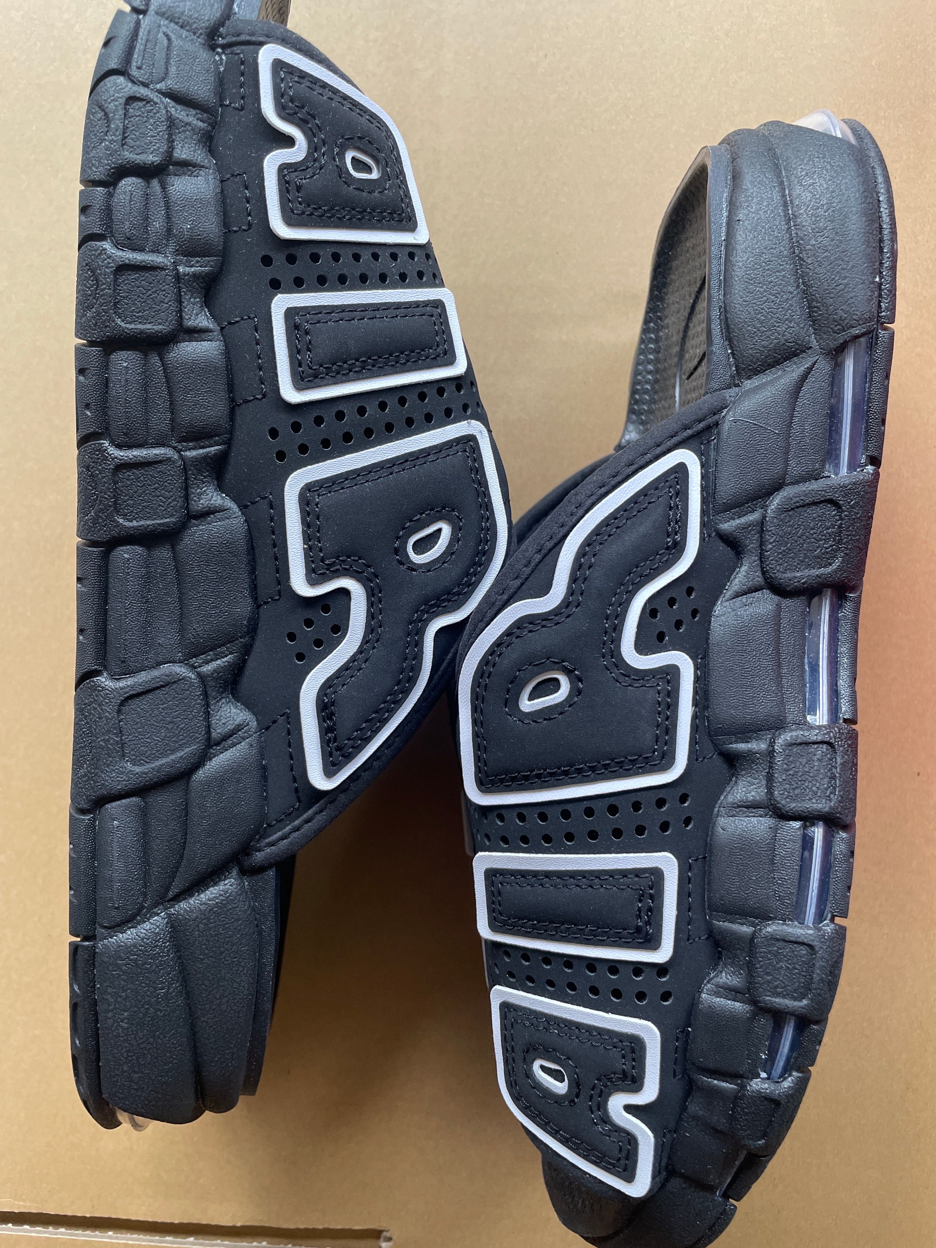 Nike Air More Uptempo Slide "Black" (DV2132-001/DV2137-001)