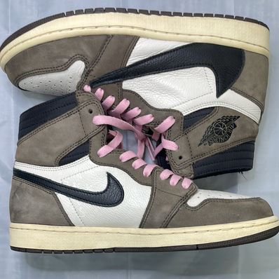 Travis Scott × Nike Air Jordan 1 Retro High OG TS SP "Sail/Dark Mocha"
