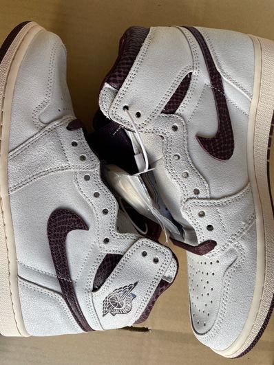 A Ma Maniere × Nike Air Jordan 1 Retro High OG "Sail and Burgundy"