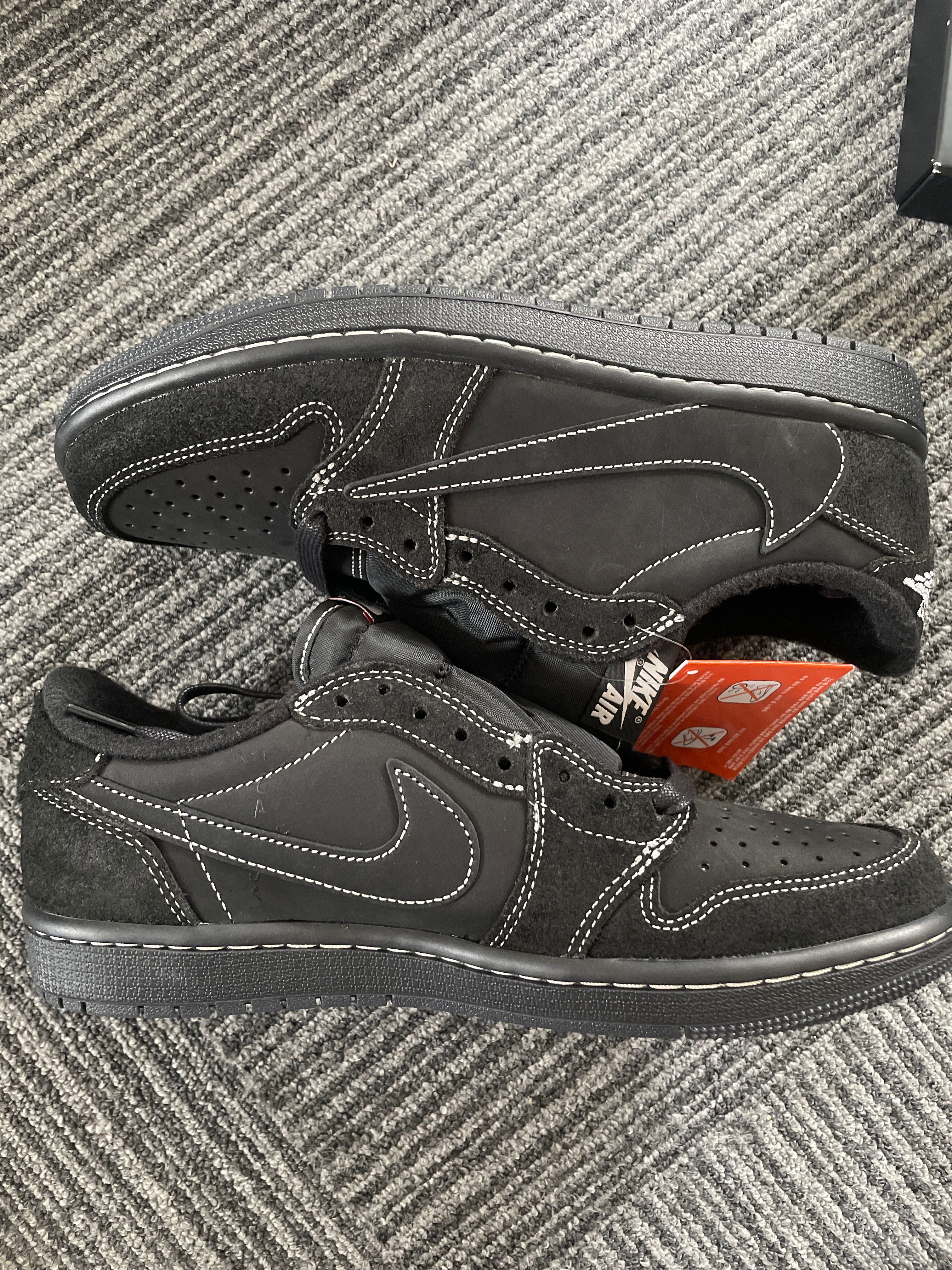Travis Scott × Nike Air Jordan 1 Low OG SP "Black Phantom"