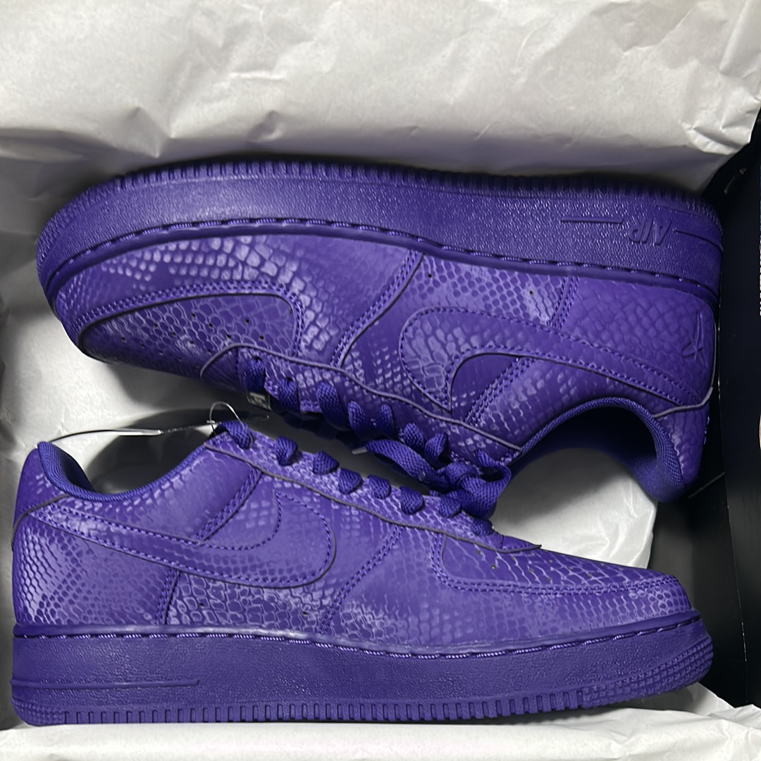 Kobe Bryant × Nike Air Force 1 Low "Court Purple"