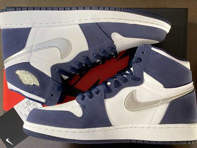 Nike GS Air Jordan 1 High OG CO.JP "Midnight Navy" (2020)(ブリーフケースなし)